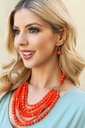 Juego de aretes y collar Bohemio