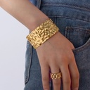 Brazalete con ondas de estilo Vintage