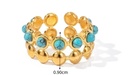 Anillo abierto bañado en oro (copia)