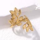 Anillo de hojas envolventes