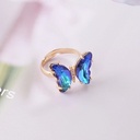 Anillo ajustable de mariposa