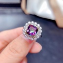 Anillo con cristales arco iris