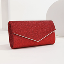 Bolso brillante tipo sobre