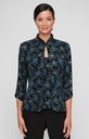 Conjunto de top y saco de encaje floral