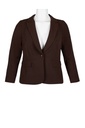 Blazer con botón y bolsillos con solapa