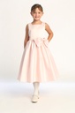 Vestido con escote cuadrado Blush