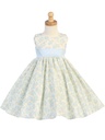 Vestido floral con lazo