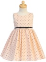 Vestido con estampado polka