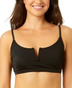 Top de bikini halter con bordado floral (copia)