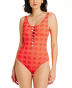 Calzoneta con flores bordadas
