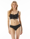 Top de bikini con cordones