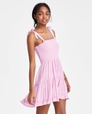 Vestido de baño fruncido en capas