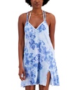 Vestido de baño de estampado tie-dye