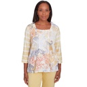 Blusa con geométrico de cachemira