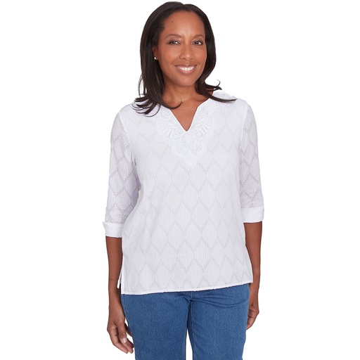 Blusa texturizada de Algodón