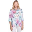 Camisera floral acuarela
