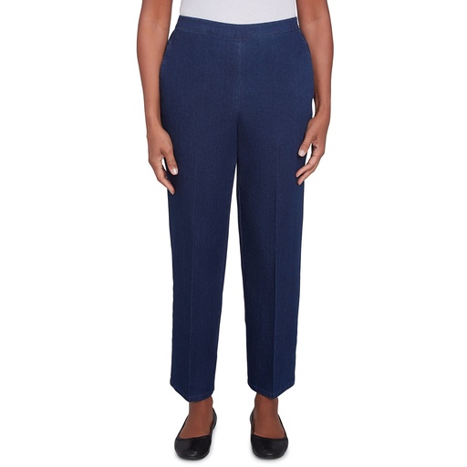 Jeans rectos con cintura elastica