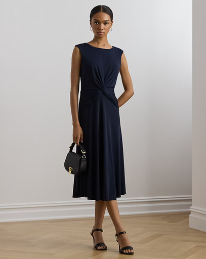 Vestido de jersey con twist al frente