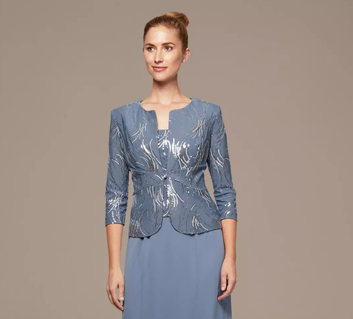 Chaqueta con diseño de lentejuelas