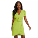 Vestido con cinturon Jaicie