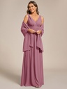 Elegante chal de gasa