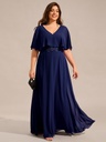 Vestido con aplicaciones florales