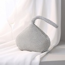 Bolso brillante geométrico