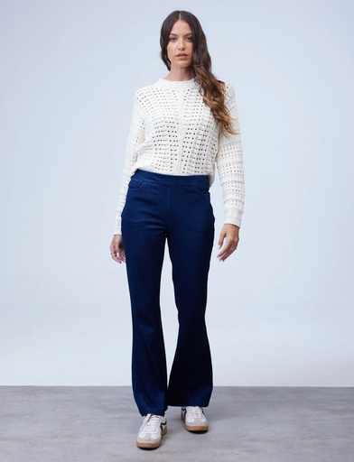 Jeggings con cintura elástica Dark Wash