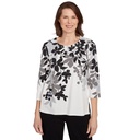 Blusa manga tres cuartos Shadow Leaf