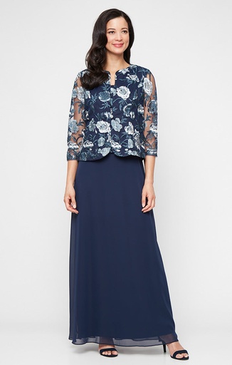 Vestido de encaje bordado con lentejuelas (copia)