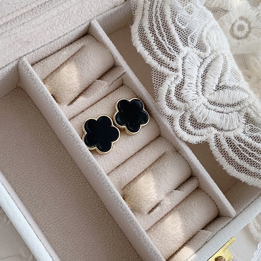 [2170095] Aretes de trebol de 5 hojas