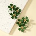 Aretes florales vintage Camelia