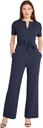 Overall con escote de muescas