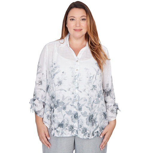 Blusa floral de diseño acuarela