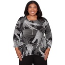 Blusa con líneas bajo asimétrico