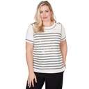 Blusa con lentejuelas y rayas