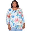 Blusa con estampado floral