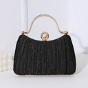 Bolso de mano plisada
