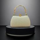 Bolso de mano con perlas