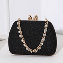 Bolso de brillos con diamantes