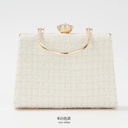 Clutch de mano a cuadros