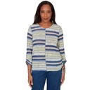 Blusa con múltiples rayas
