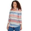 Camisera con rayas coloridas