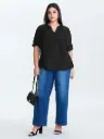 Blusa con textura de lunares