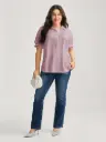Blusa con mangas abulladas 