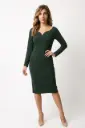 Vestido con escote barco