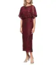 Vestido con corpiño de lentejuelas 