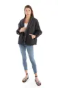 Chaqueta acolchada con diseño de rombos