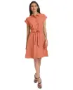 Vestido camisero con cinturón