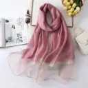 Elegante chal ribete transparente
